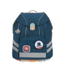 Flexy - Set sac à dos scolaire, 7 pièces en bleu marine