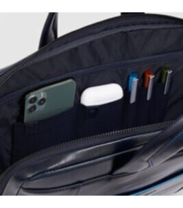 B2 Revamp - Sacoche étroite pour ordinateur portable 14" avec support pour iPad en bleu nuit