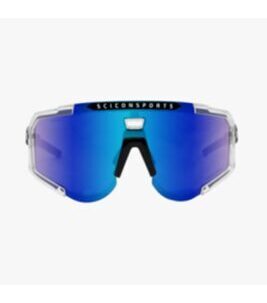 Aeroscope - Sport Performance Sunglasses, Crystal/Multimirror Blue