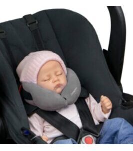 SleepFix Baby - Oreiller avec fonction de soutien pour bébé en anthracite