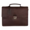Vintage Dean Briefcase 3-Comp Marron foncé 1
