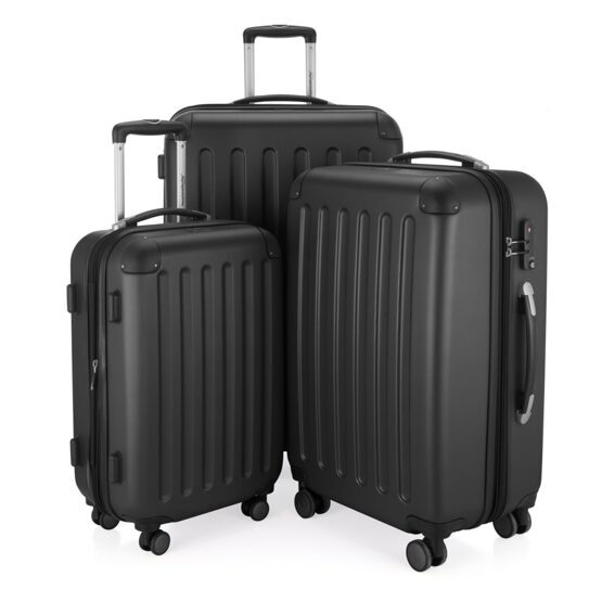 Spree - Set de 3 valises S/M/L avec TSA en graphite