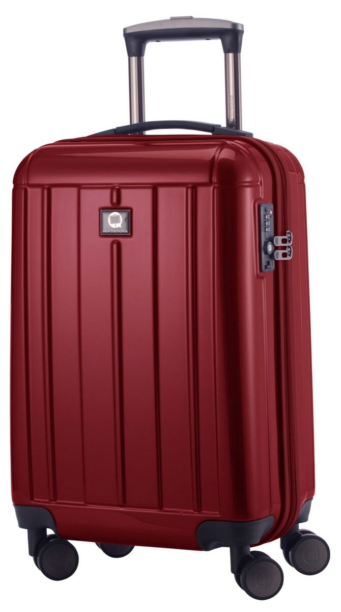 Pack Easy Jet 4 roulettes Trolley de cabine 55 cm rot