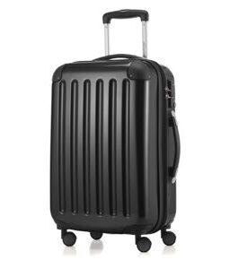 Alex, bagage à main rigide avec TSA surface brillante, noir