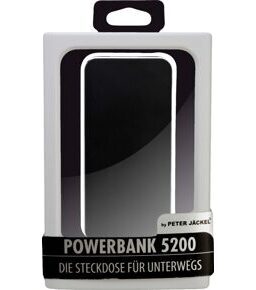 Powerbank ELEGANCE 5200mAh Li-Ion schwarz
