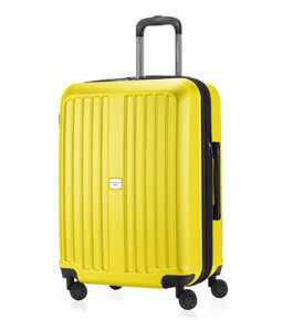 X-Berg, Valise rigide avec TSA durface mate, jaune