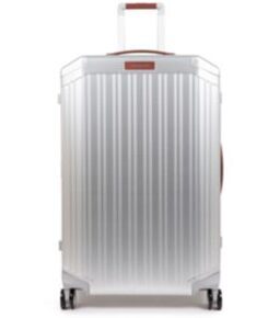 Ultra Slim Large Suitcase Gris/Cuir