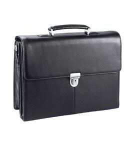Business Line, sac porte-documents en cuir, noir
