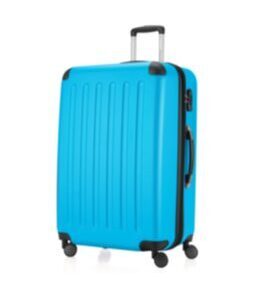 Spree, Valise rigide avec TSA surface mate, bleu cyan