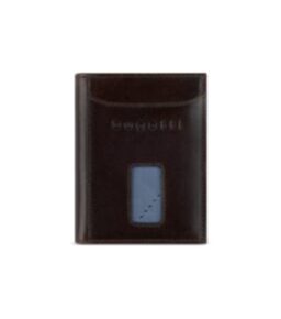 Secure Slim - Porte-cartes de crédit RFID avec compartiment viennois pour la monnaie Romano Braun