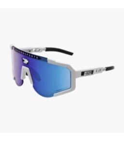 Aeroscope - Sport Performance Sunglasses, White/Multimirror Blue