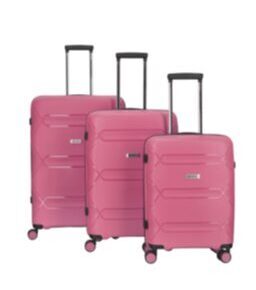 Kingston set de 3 valises, rose