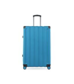 Q-Damm - Grande valise coque dure en bleu cyan