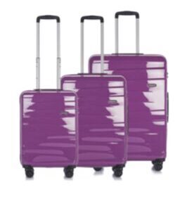 Vision - Jeu de 3 valises en violet dahlia