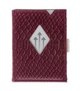 Exentri Wallet en cuir Purple Cobra pour 20 cartes
