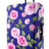Housse de valise violette avec roses roses Large (65-70 cm) 2