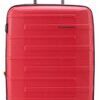 Ostkreuz, Valise rigide avec TSA surface mate, rouge 1