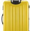 Alex, Valise rigide avec TSA surface brillante, jaune 5