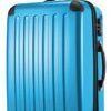 Alex, Valise rigide avec TSA surface brillante, bleu cyan 1