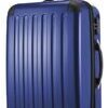 Alex, Valise rigide avec TSA surface brillante, bleu foncé 1