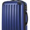 Alex, bagage à main rigide avec TSA surface brillante, bleu foncé 1