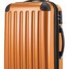 Alex, bagage à main rigide avec TSA surface brillante, orange 1