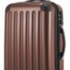 Alex, Bagage à main rigide avec TSA surface brillante, brun 1