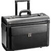 Business &amp; Travel, valise de pilote en cuir synthétique, noir 1