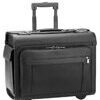 Business &amp; Travel, valise de pilote en cuir, noir 1