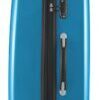 Alex, Valise rigide avec TSA surface brillante, bleu cyan 4