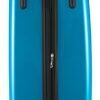Alex, Valise rigide avec TSA surface brillante, bleu cyan 3