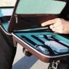 Taschen Organizer Laloo - Clever Tablet Clutch en Marron/Menthe 4