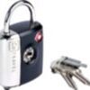 Dual Combi/Key Lock - Serrure à clé pour valises avec code numérique Gris 1
