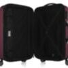 Alex, bagage à main rigide avec TSA surface brillante, bordeaux 2