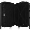 Alex, bagage à main rigide avec TSA surface brillante, noir 2