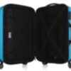 Alex, Valise rigide avec TSA surface brillante, bleu cyan 2