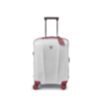WE-GLAM Valise de bagage à main en blanc/rouge 1