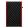 Portefeuille Click &amp; Slide en fibre de carbone Noir/Rouge 2
