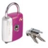 Dual Combi/Key Lock - Serrure à clé pour valises avec code numérique Violet 1