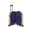 WE-GLAM Valise de bagage à main en blanc/rouge 2