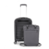 Double Premium Carry-On Spinner extensible Gris 1