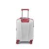 WE-GLAM Valise de bagage à main en blanc/rouge 5