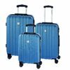 Aurora - Set de 3 valises bleu mer 1