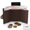 ZNAP Portefeuille en cuir Vintage Brown pour 8 cartes 2