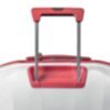 WE-GLAM Valise de bagage à main en blanc/rouge 6