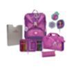 ErgoFlex Set sac à dos scolaire Purple Dots 1