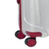 WE-GLAM Valise de bagage à main en blanc/rouge 8