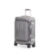 PQ-Light - Fast-Check bagage à main à roulettes rigide noir/cuir 5