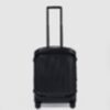 PQ-Light - Trolley à bagages à main avec compartiment frontal pour ordinateur portable/tablette en noir mat 1