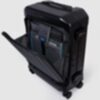 PQ-Light - Trolley à bagages à main avec compartiment frontal pour ordinateur portable/tablette en noir mat 2